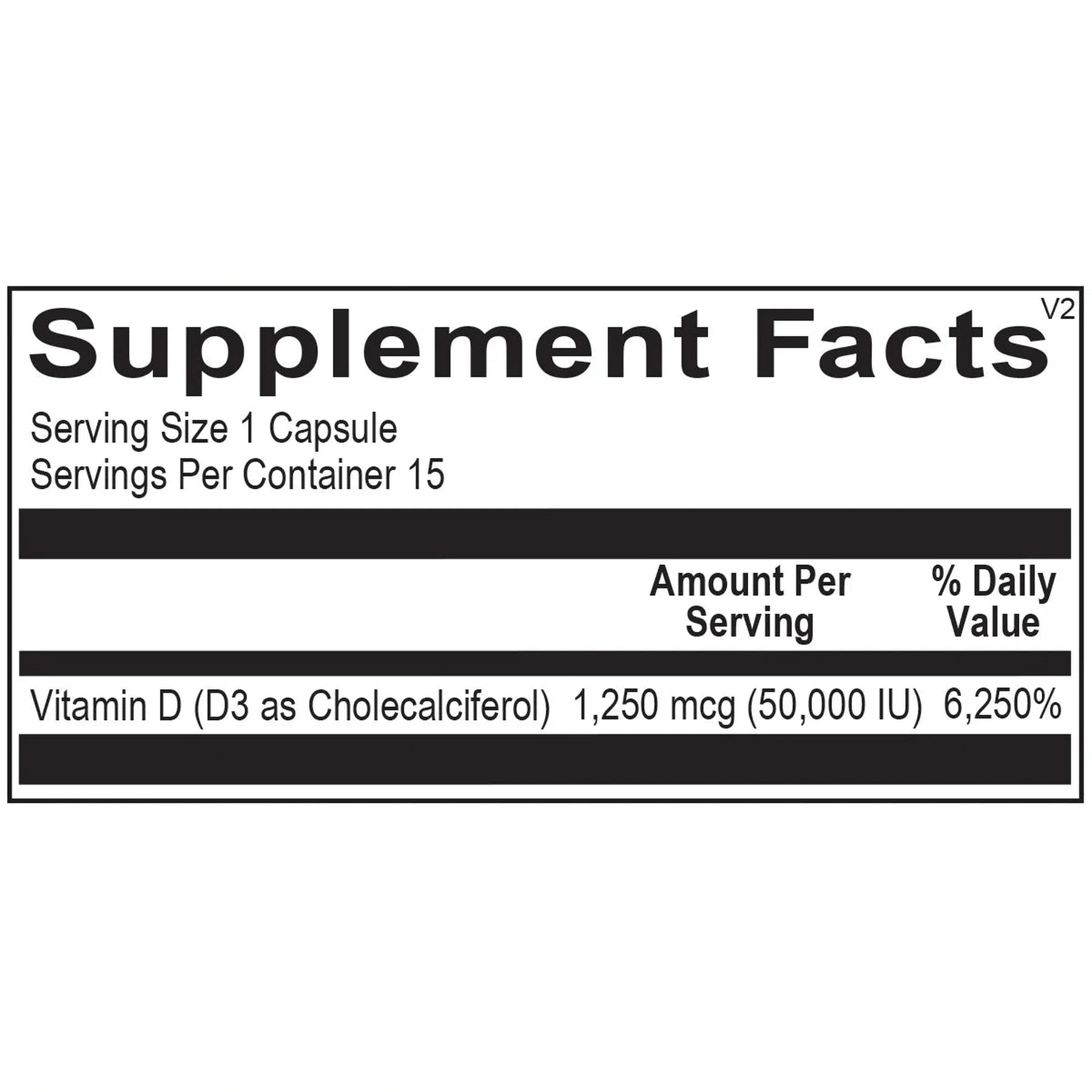 Vitamin D High Dose 50,000