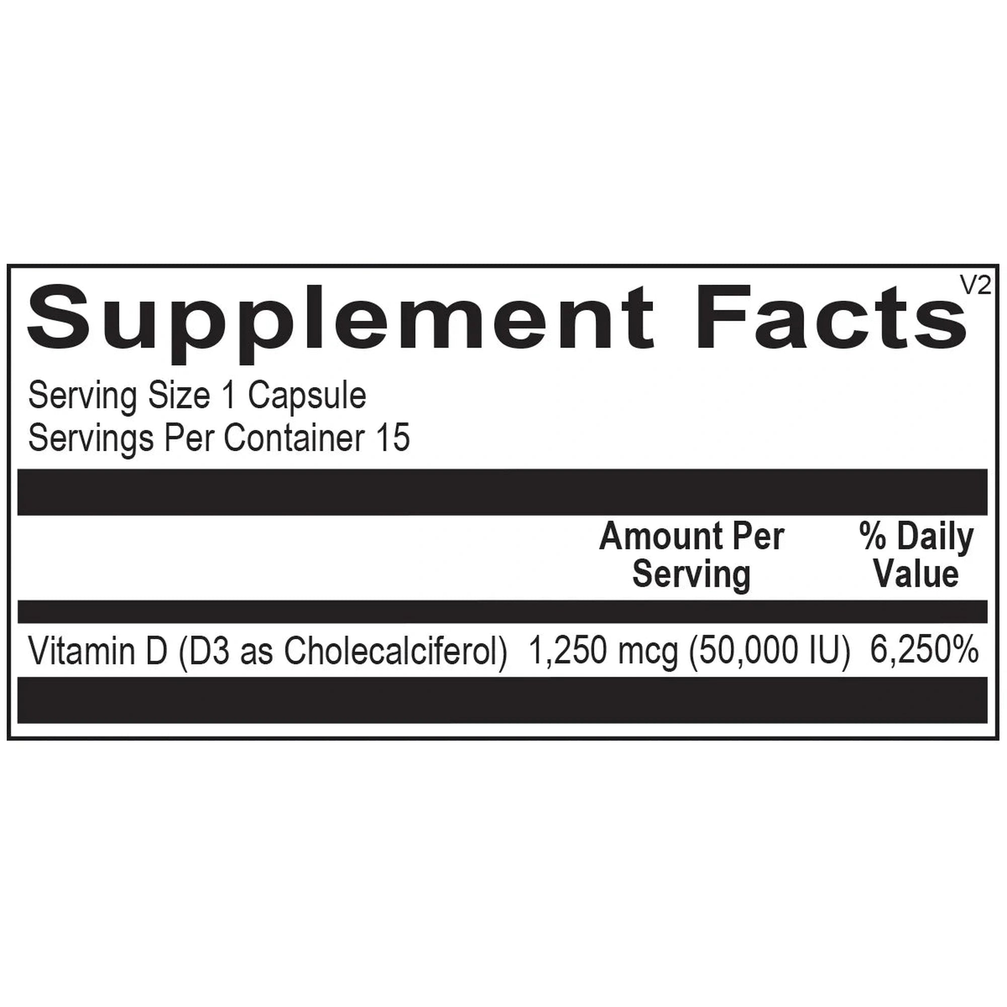 Vitamin D High Dose 50,000